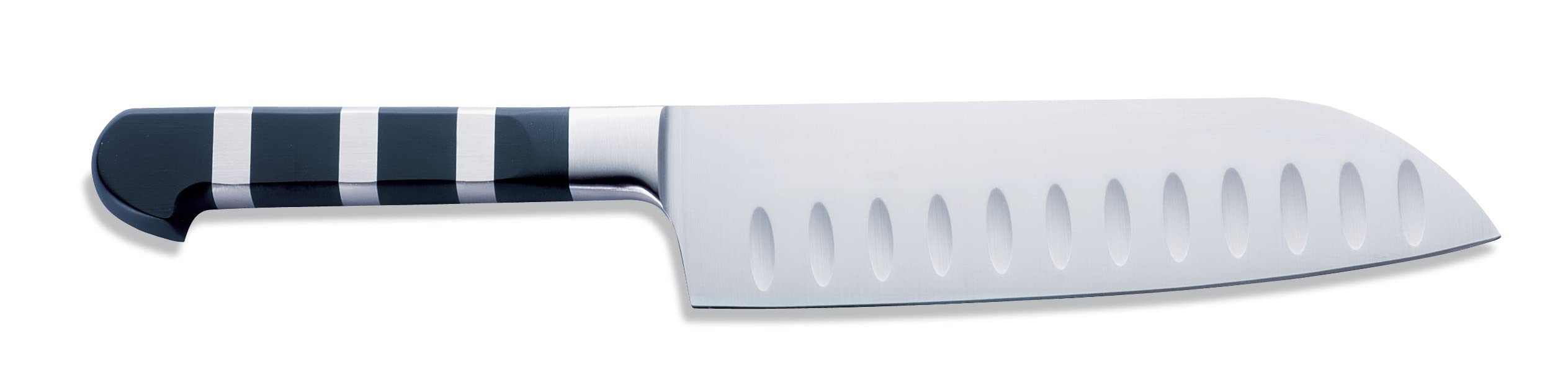 F. DICK – 1905 Santoku - Classic asian kitchen knife with 7.1" blade & 56 HRC - Ideal for meat & vegetables - Ultra sharp - Stainless steel - Ergonomic handle - High carbon