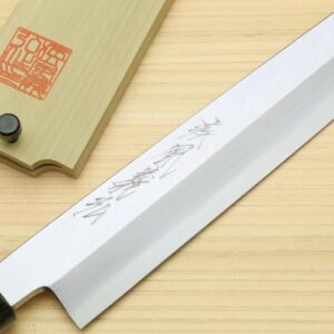 Yoshihiro Shiroko High Carbon Steel Kasumi Yanagi Magnolia Handle Sushi Sashimi Chef Knife (9.5" (240mm))