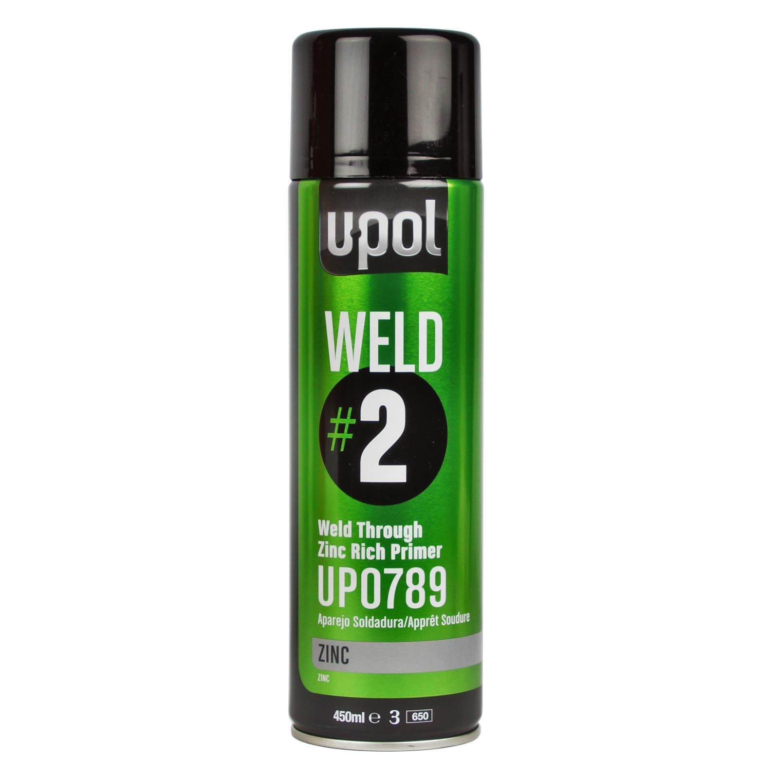 U-POL UPol WELD/AL WELD-2 353 g/12 Oz Zinc Rich Primer - Grey/green