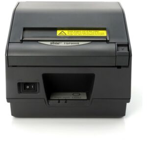 star micronics ultra high speed tsp847iiu usb thermal receipt printer with auto-cutter/tear bar - gray