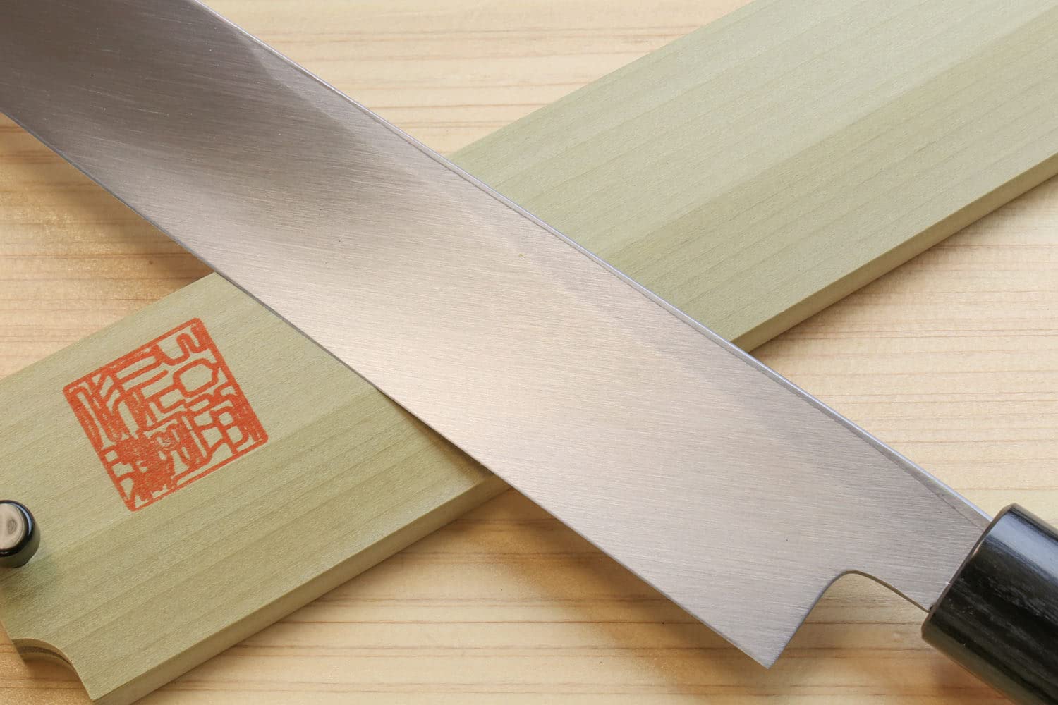 Yoshihiro Shiroko High Carbon Steel Kasumi Yanagi Magnolia Handle Sushi Sashimi Chef Knife (9.5" (240mm))