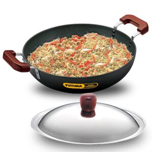 futura hard anodised deep-fry pan, 7.5l, gray