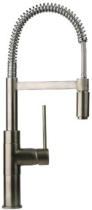 la toscana 78pw556 elba pre-rinse kitchen faucet, brushed nickel