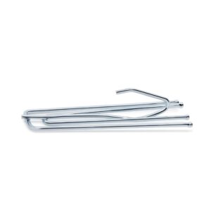 Dritz Home 44324 Long Neck Pleater Drapery Hooks (14-Piece) , Silver