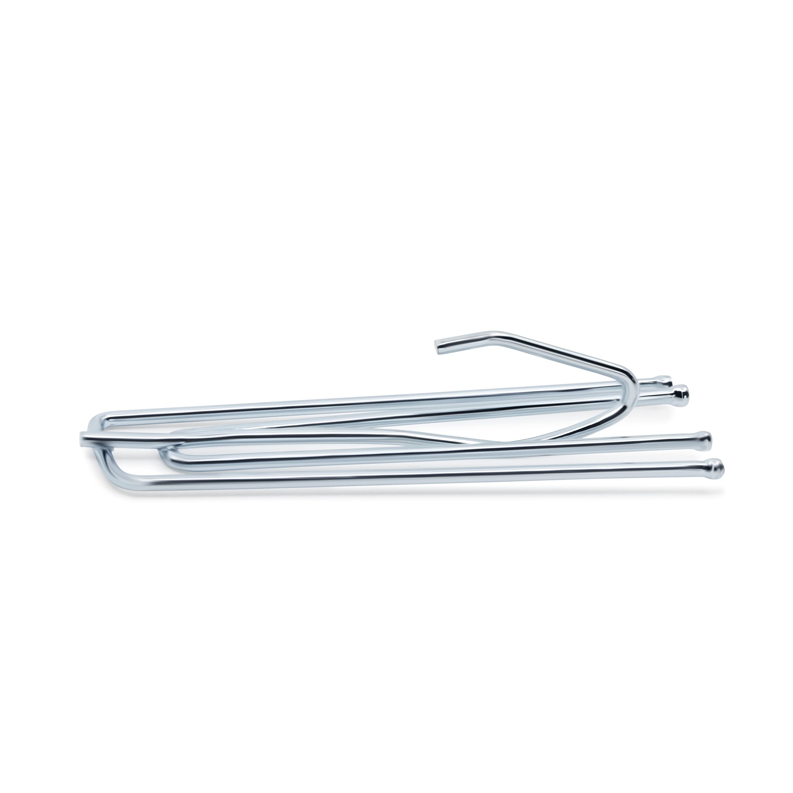 Dritz Home 44324 Long Neck Pleater Drapery Hooks (14-Piece) , Silver