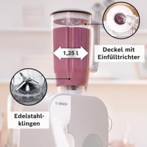 Bosch Jug Blender Made of Plastic MUZ5MX1, 20 W, 1.25 liters, Other