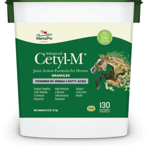 Manna Pro Cetyl-M Joint Supplement for Horses - Powered by Omega 5 Fatty Acids - 11.2 lb