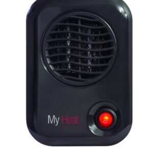 Lasko MyHeat Personal Mini Space Heater for Home with Single Speed, 6 Inches, Black, 200W, 100