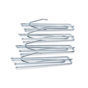 Dritz Home 44324 Long Neck Pleater Drapery Hooks (14-Piece) , Silver