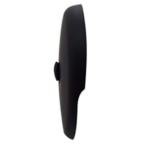 Westbrass Twist & Close Sch. 40 PVC Bath Waste with One-Hole Elbow, Matte Black, D49421-62