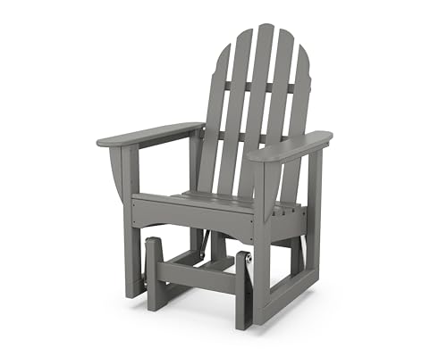 POLYWOOD® Classic Adirondack Glider, Slate Grey