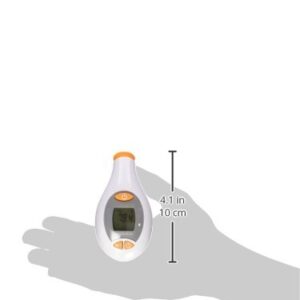 Veridian Healthcare Temple & Underarm Thermometer | Infrared Measurements | Fast 4-Second Readout | Fever Alert | Backlit Display | Programmable Timer | 1-Year Warranty