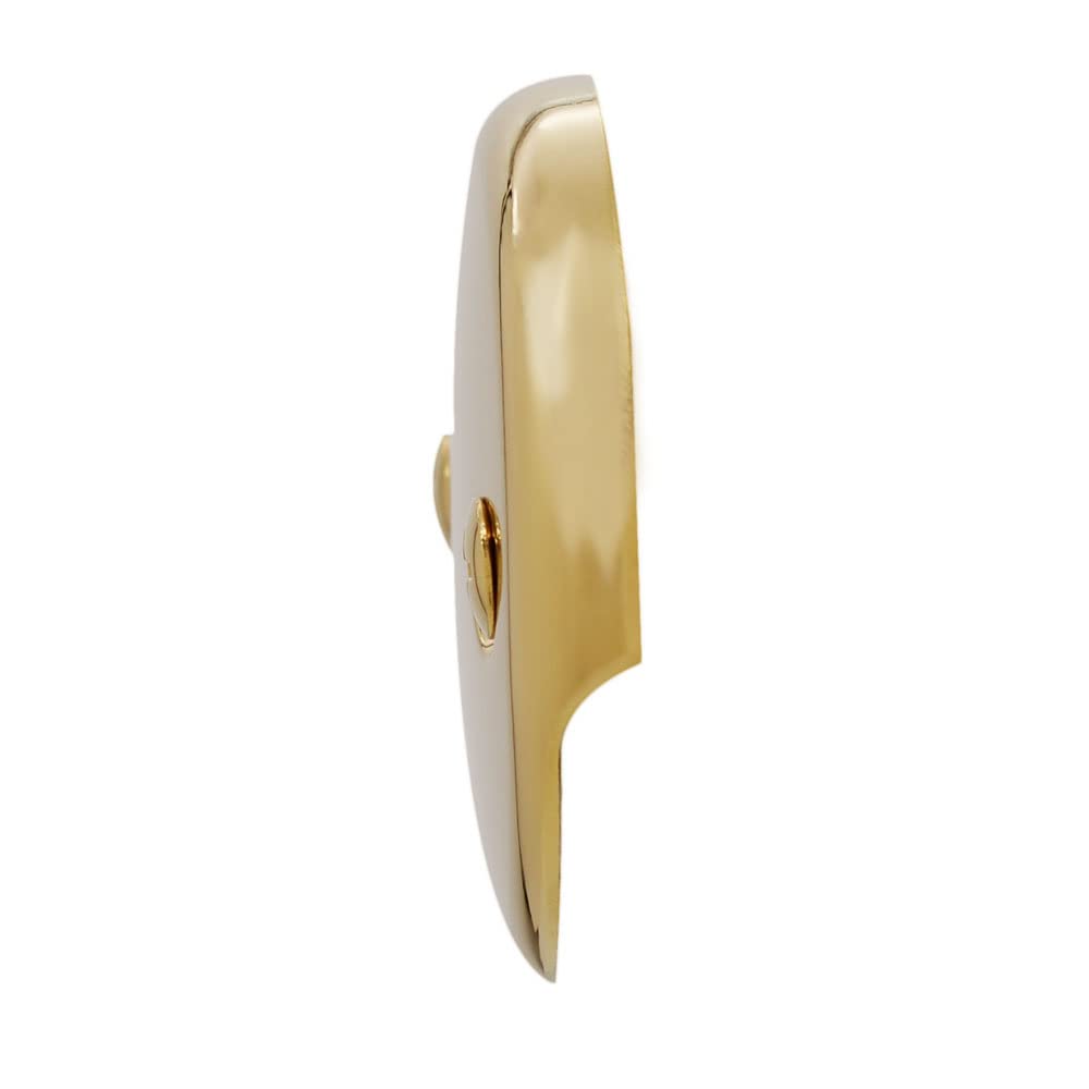 Westbrass Twist & Close Sch. 40 ABS Plumber's Pack with Two-Hole Elbow, Polished Brass, D544-01