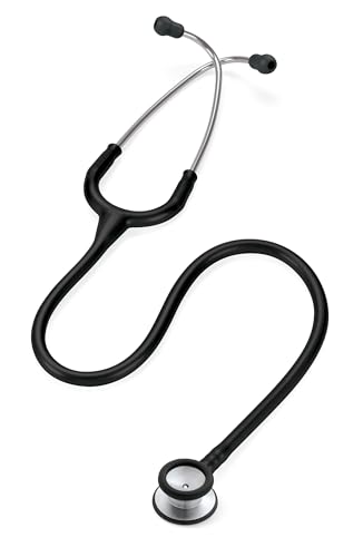 3M Littmann Stethoscope, Classic II Pediatric, Black Tube, Stainless Steel Chestpiece, 28 inch, 2113