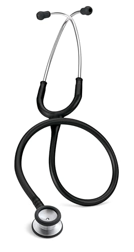 3M Littmann Stethoscope, Classic II Pediatric, Black Tube, Stainless Steel Chestpiece, 28 inch, 2113