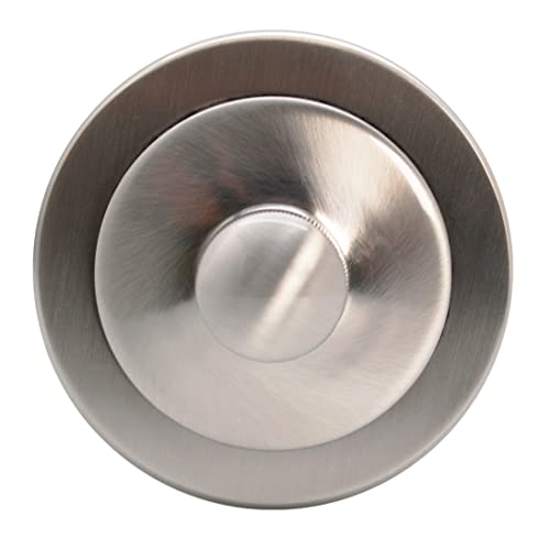 Westbrass Twist & Close Sch. 40 ABS Bath Waste with One-Hole Elbow, Satin Nickel, D49411-07