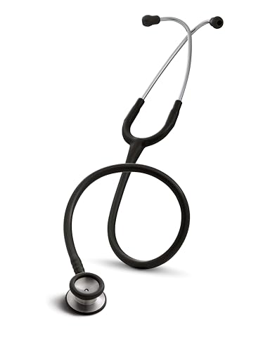 3M Littmann Stethoscope, Classic II Pediatric, Black Tube, Stainless Steel Chestpiece, 28 inch, 2113