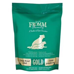 fromm gold large breed adult dry dog food, 5-pound bag