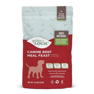 nature's logic canine beef meal feast, 4.4 lbs