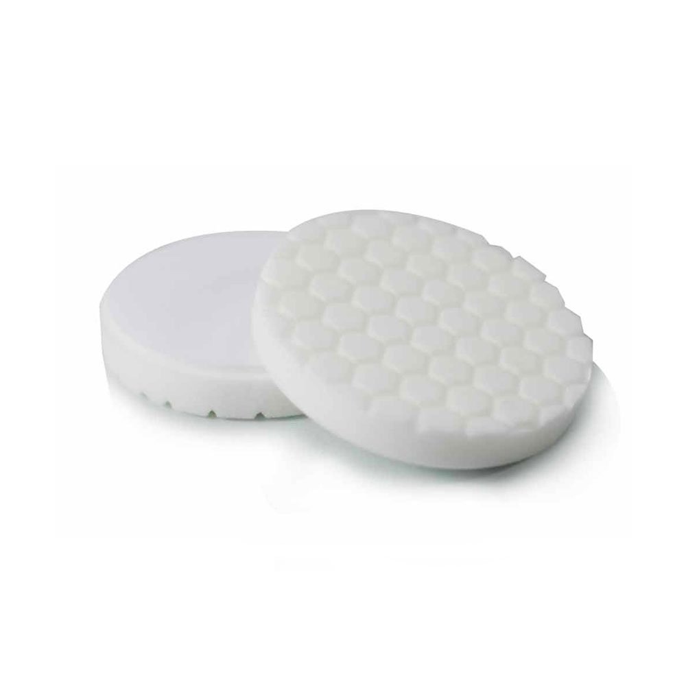 Chemical Guys BUFX_104HEX4 BUFX_104_HEX4 Hex-Logic Light-Medium Polishing Pad, White (4.5 Inch Pad made for 4 Inch backing plates)