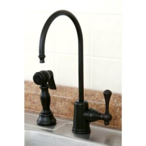 Kingston Brass Gourmetier KS7195BL Vintage Single Handle Water Filtration Faucet, Oil Rubbed Bronze