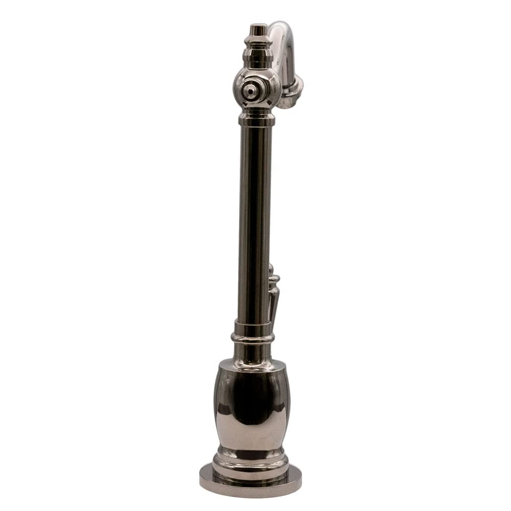 Westbrass D2035-NL-05 9" Victorian 1-Lever Handle Cold Water Dispenser Faucet, Polished Nickel