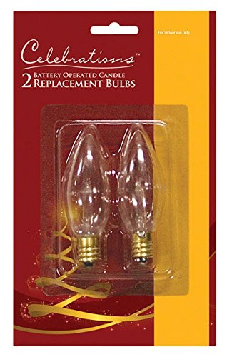 Celebrations Battery Operated Candle Replacement Bulb