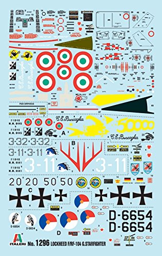 Italeri 1: 72 F-104G Starfighter Model Plane Kit 1296S