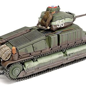 Tamiya 300035344 – 1:35 French SOMUA S35 Medium Tank, Faithful Replica, Plastic, Crafts, Model kit, Assembly, unpainted