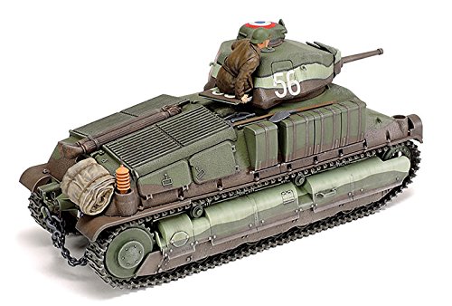 Tamiya 300035344 – 1:35 French SOMUA S35 Medium Tank, Faithful Replica, Plastic, Crafts, Model kit, Assembly, unpainted