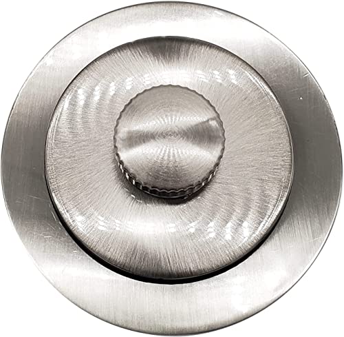 Westbrass Twist & Close Sch. 40 ABS Bath Waste with One-Hole Elbow, Satin Nickel, D49411-07