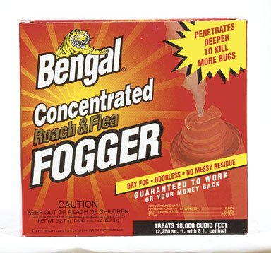 Bengal 55201 Roach & Flea Fogger, 3-Pk. - Quantity 6