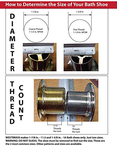 Westbrass Twist & Close Tub Trim Set with One-Hole Overflow Faceplate, Satin Nickel, D94-07