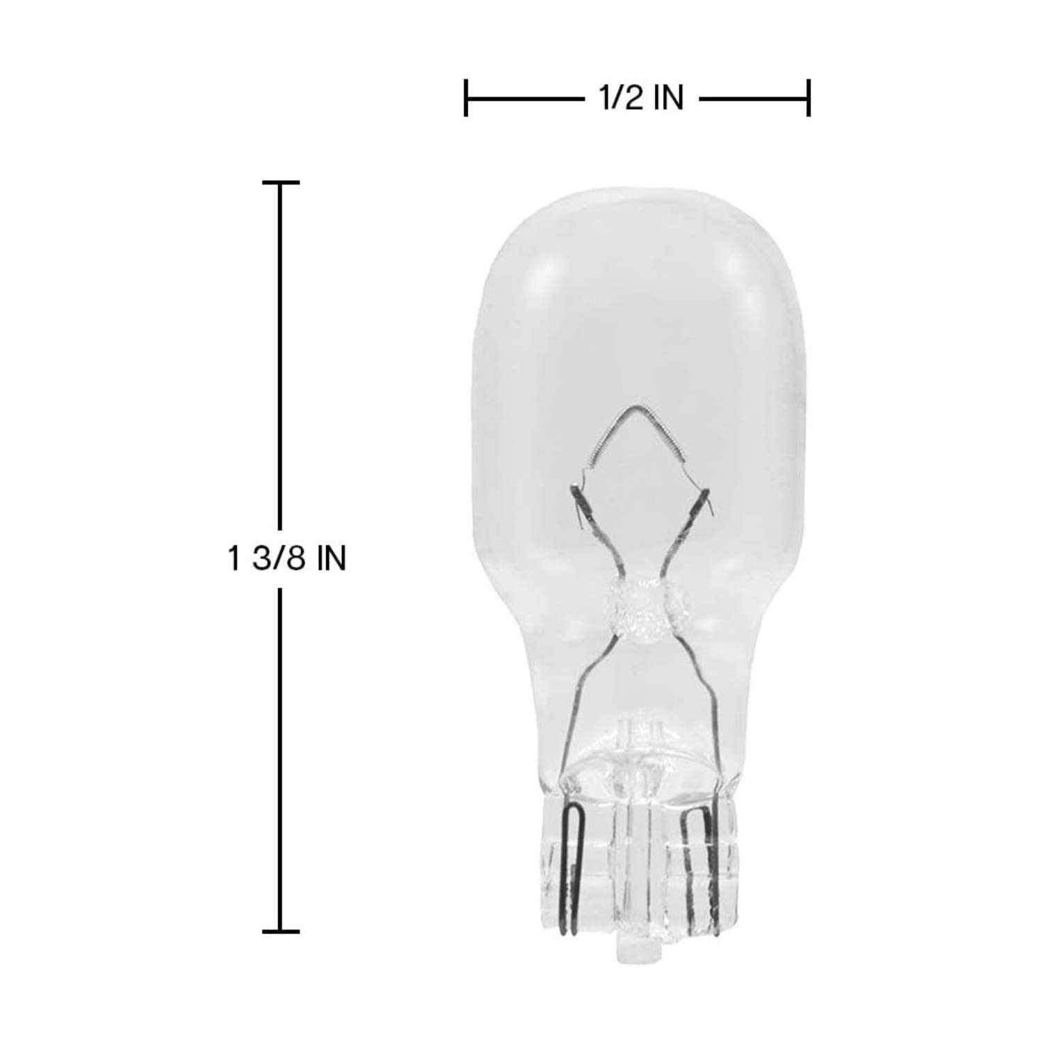 ETOPLIGHTING [20 Pack T5 Type Bulb, 12V, 4W Halogen Light Bulb, T5-12V-4W, VPL1145