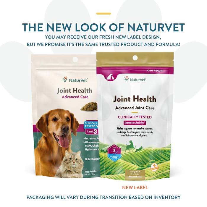 Advanced Care Joint Health Care Soft Chew Supplement for Dogs and Cats, Clinically Tested, Lubricates Joints, Maintains Cartilage, Maintains Joint Flexibility, Made by NaturVet