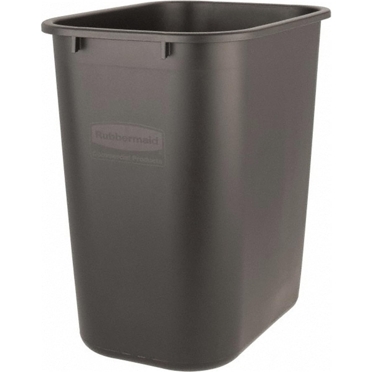 Rubbermaid Standard Series Medium Wastebasket, Black