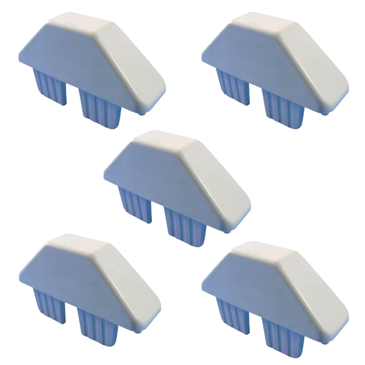 Vinyl Picket Cap Dog Ear 7/8" X 3" White (5 Pack)