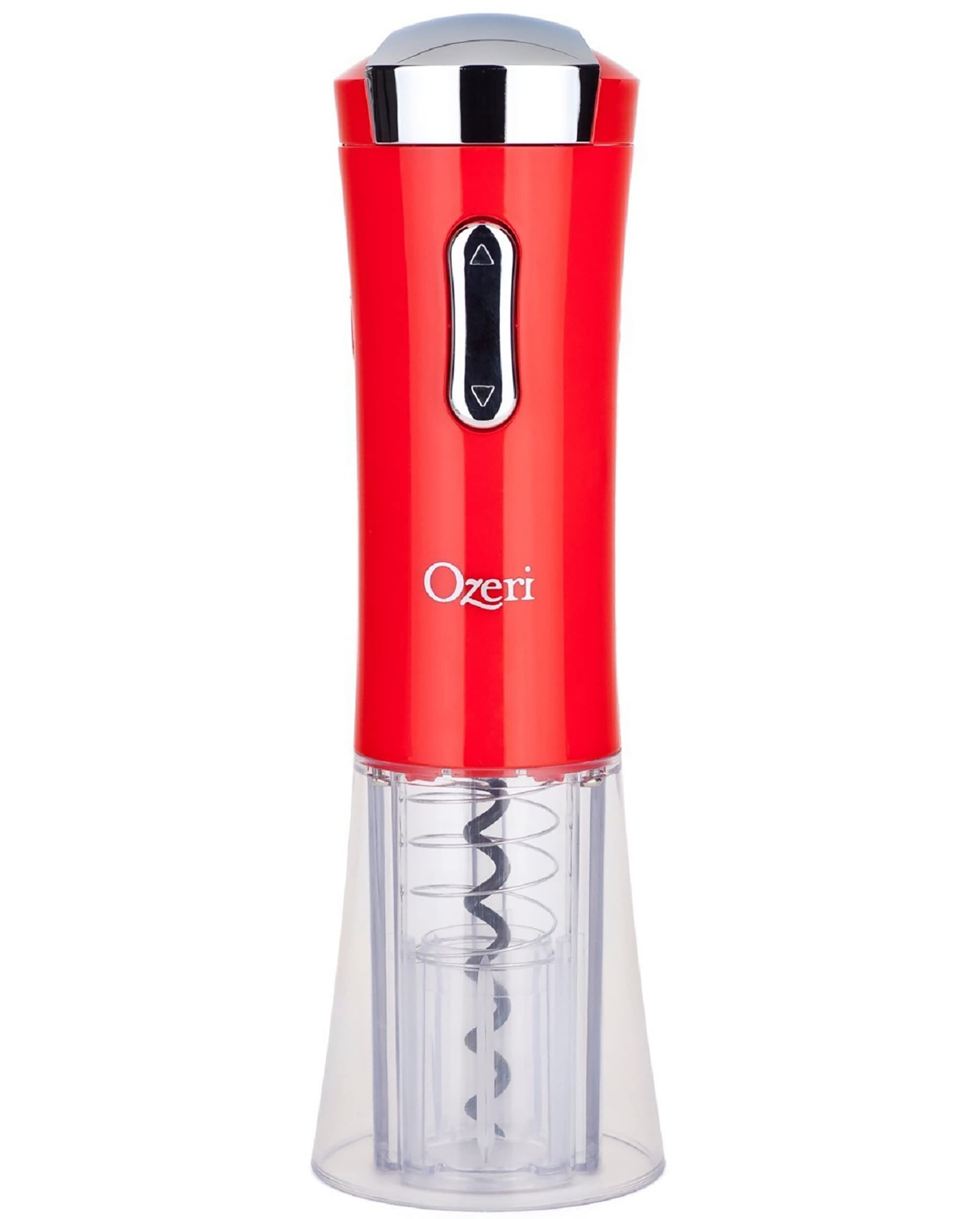 Ozeri Nouveaux II Electric Wine Opener with Foil Cutter, Wine Pourer and Stopper