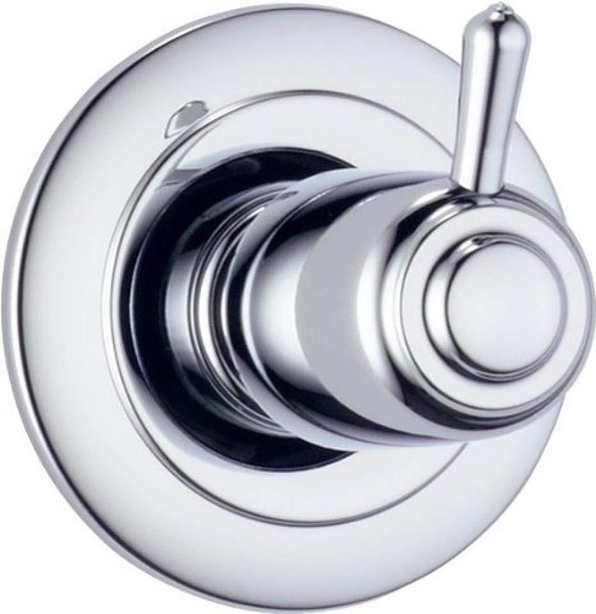 Delta Faucet 3-Setting Shower Handle Diverter Trim Kit, Diverter Valve Trim Kit Chrome, 3 Way Shower Diverter, Delta Diverter Trim, Chrome T11800 (Valve Not Included) , 2.75 x 4.50 x 2.75 inches