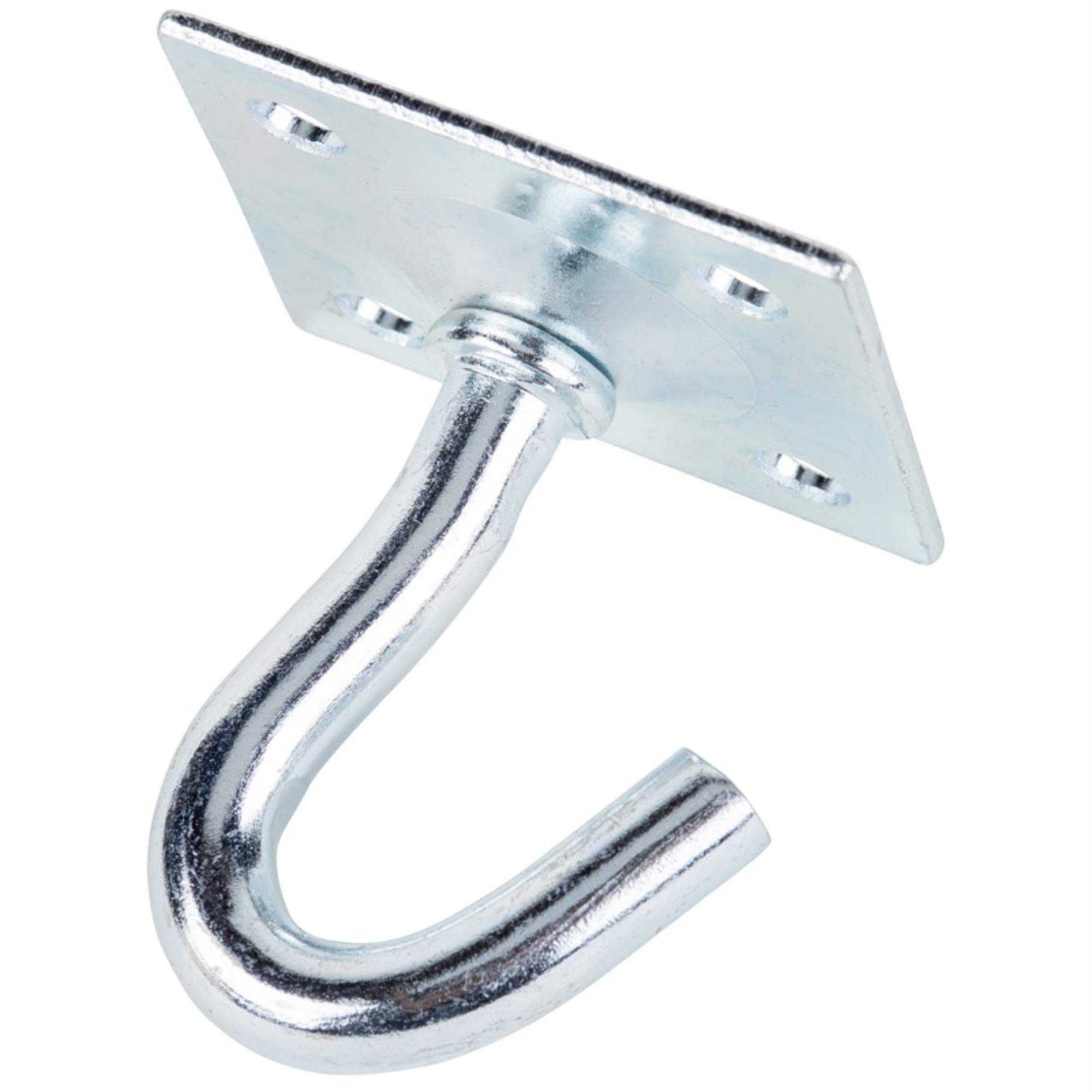 Hampton Small Zinc-Plated Silver Steel 1.75 in. L Clothesline Hook Plate Type 200 lb. 1 pk