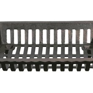 Panacea 18 Inch Cast Iron Fireplace Grate for Fireplace Log Carriers and Holders, Home Improvement, and Hearth Essentials, Black