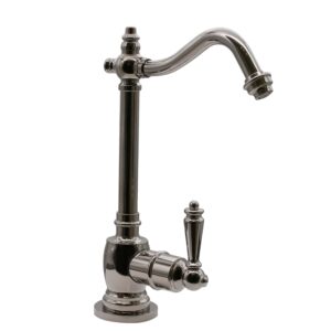 westbrass d2035-nl-05 9" victorian 1-lever handle cold water dispenser faucet, polished nickel