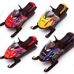 KiNSFUN Snowmobile 5 Inch Die Cast Metal Model Toy (1pc Random Color)