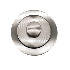 Westbrass Twist & Close 1-3/8" NPSM Fine Thread Bath Drain, Stainless Steel, D331-F-20