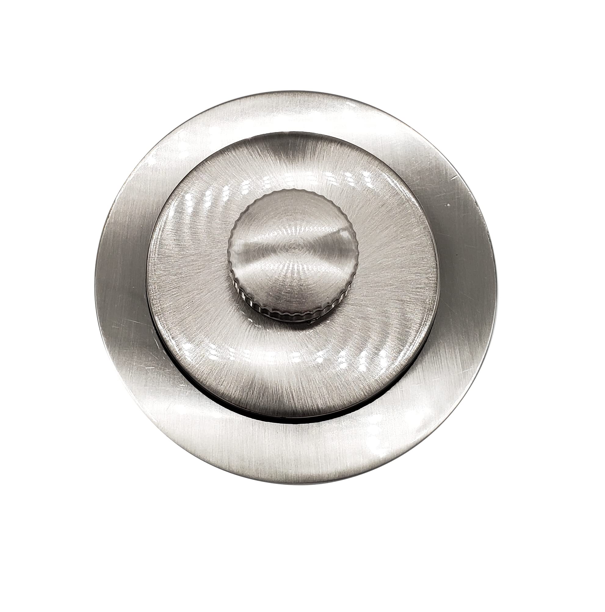 Westbrass D331-07 1-1/2-Inch NPSM Coarse Thread Twist & Close Bath Drain, Satin Nickel