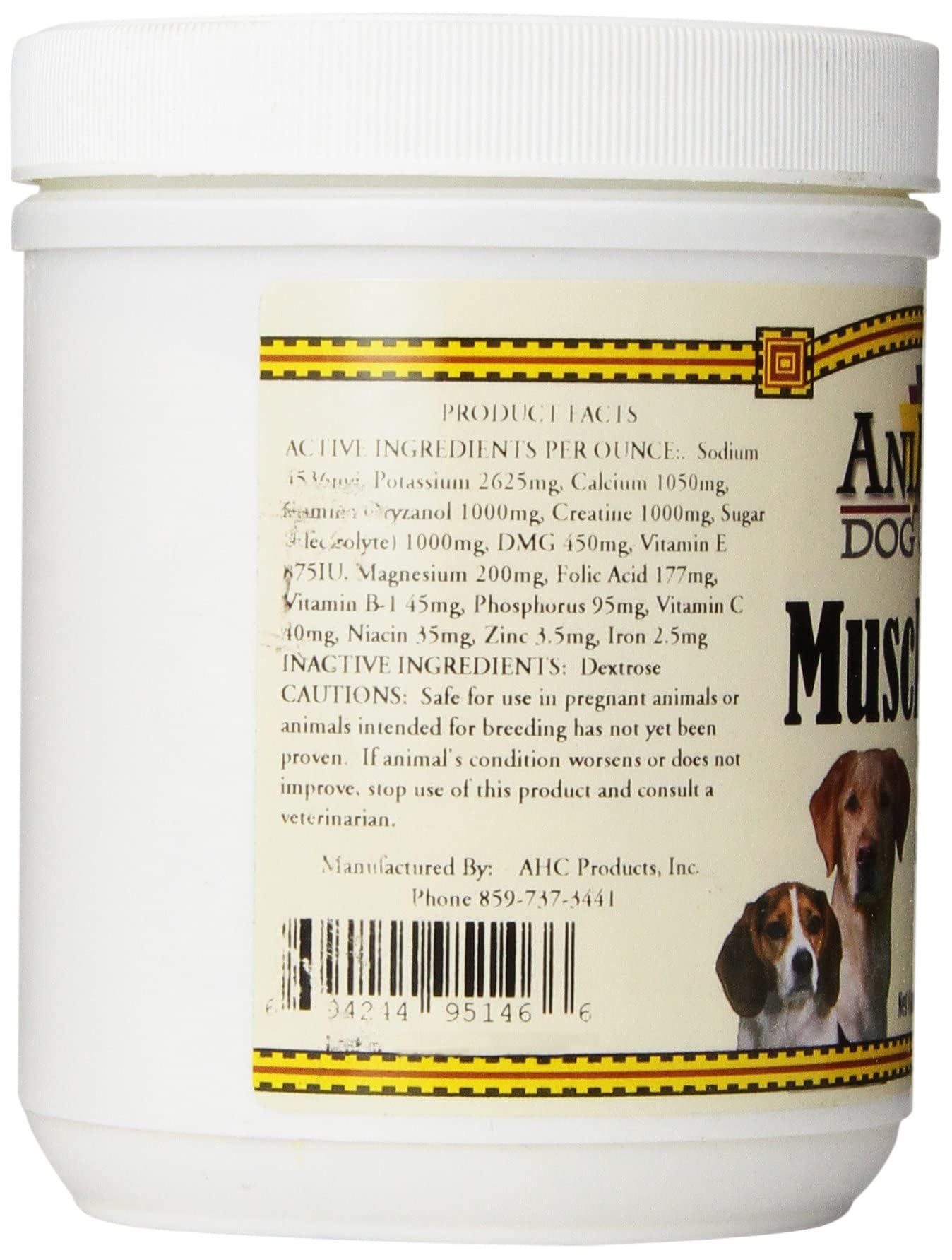 AHC Products Muscle Up Powder for Dogs, 16-Ounce