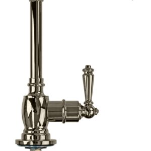 Westbrass D2035-NL-05 9" Victorian 1-Lever Handle Cold Water Dispenser Faucet, Polished Nickel