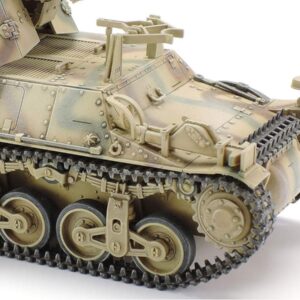 Tamiya 35370-000 1:35 German Sd.Kfz.135 Marten I Hunting Tank, Highly Model, Plastic Kit for Assembly, Detailed Replica, Unpainted, Brown