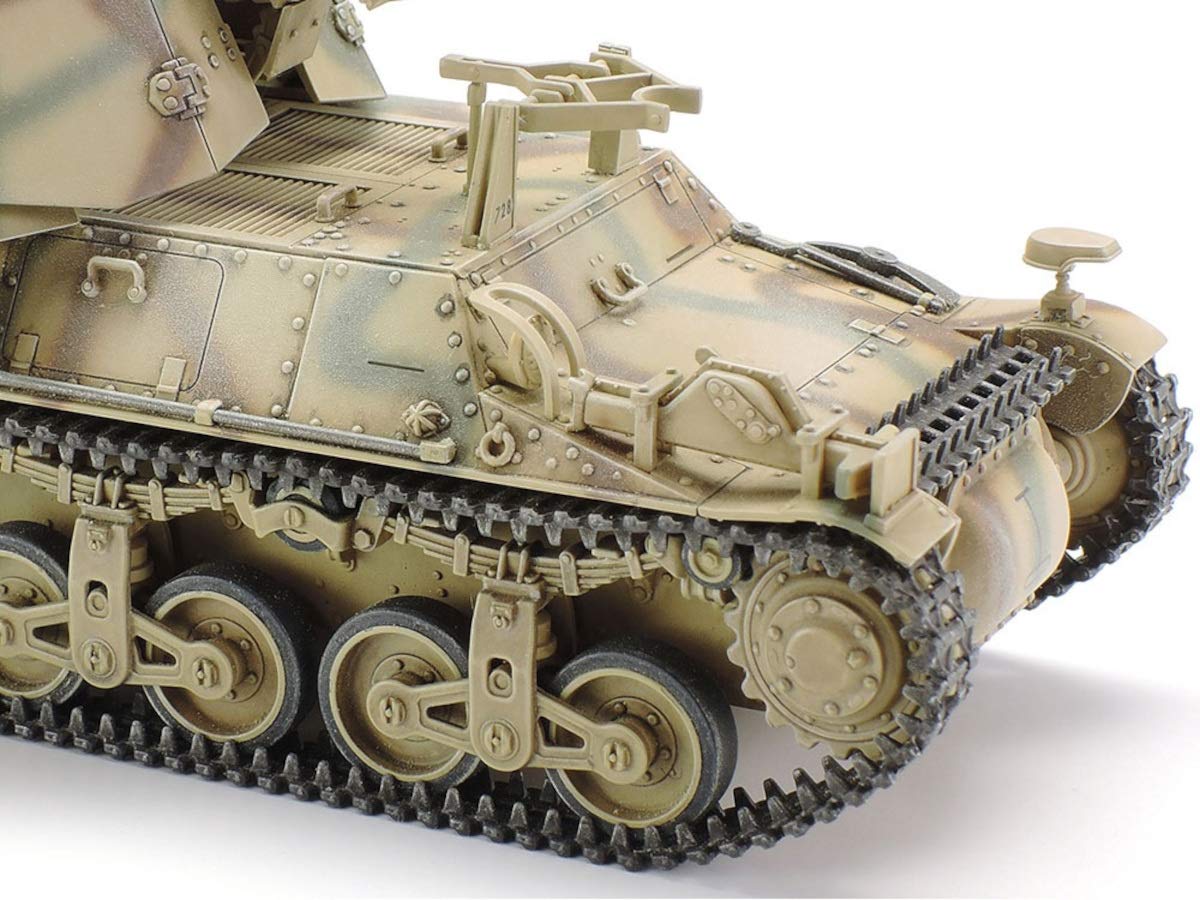 Tamiya 35370-000 1:35 German Sd.Kfz.135 Marten I Hunting Tank, Highly Model, Plastic Kit for Assembly, Detailed Replica, Unpainted, Brown