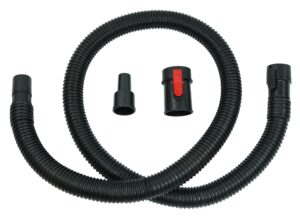 ridgid tug-a-long genuine oem 31713 1-7/8 inch, 7 foot vacuum hose kit for wet / dry vacuums w/ 1-1/4“ adapter